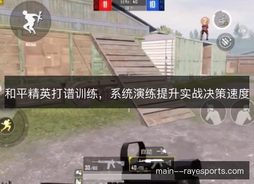 和平精英打谱训练，系统演练提升实战决策速度